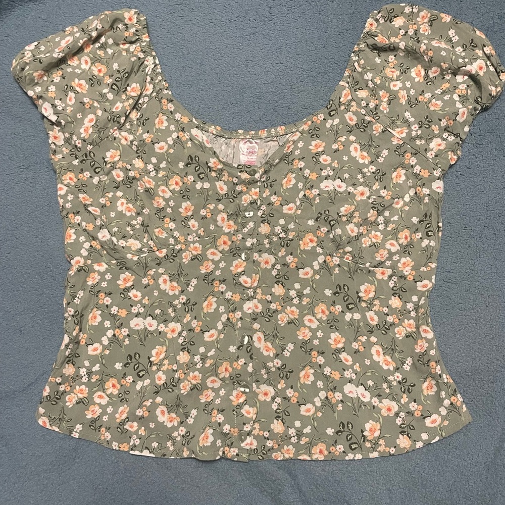 Floral crop top